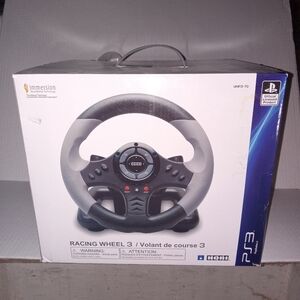 PS3 Hori Racing Wheel 3 with Foot Pedals for Playstation 3 UHP3-70